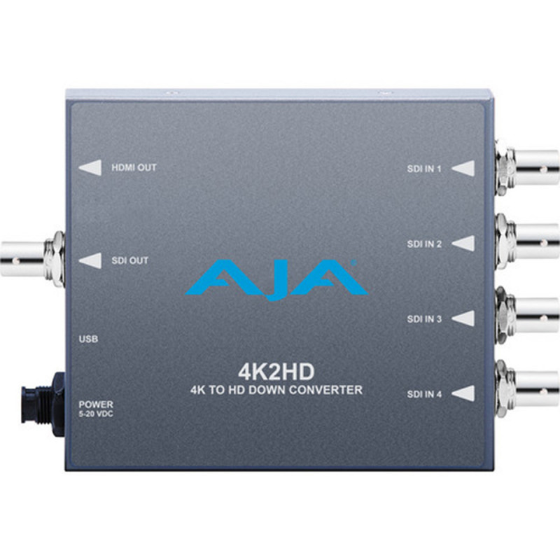 AJA 4K2HD Down-converter 4K/UHD vers HD-SDI et HDMI