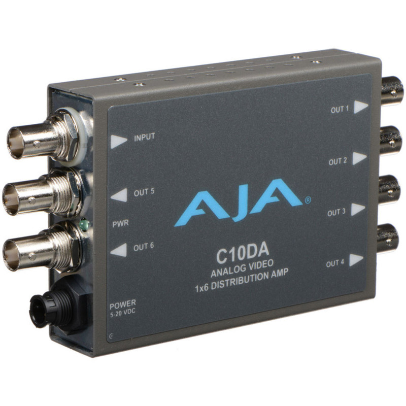 AJA C10DA Distributeur et amplificateur vidéo analogique 1x6