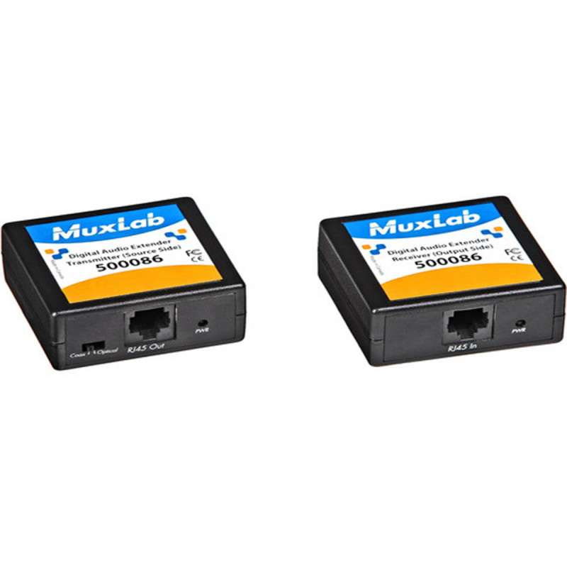 MuxLab Kit émetteur récepteur audio numérique (Cat.5)
