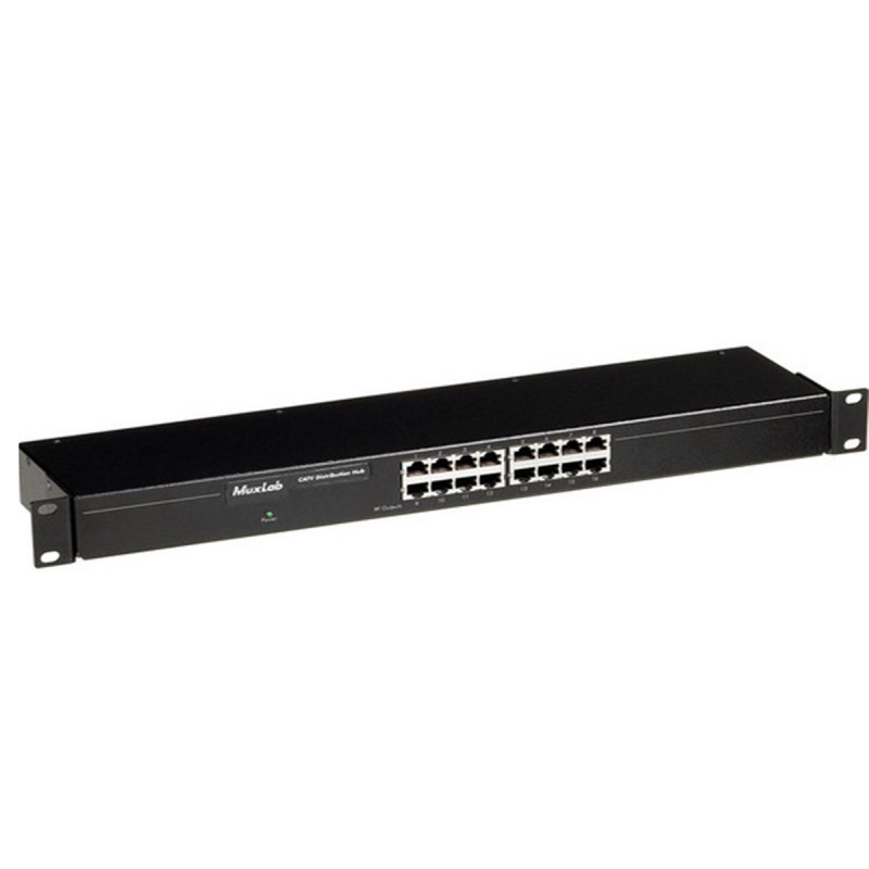 MuxLab Hub CATV Distribution, 16 ports