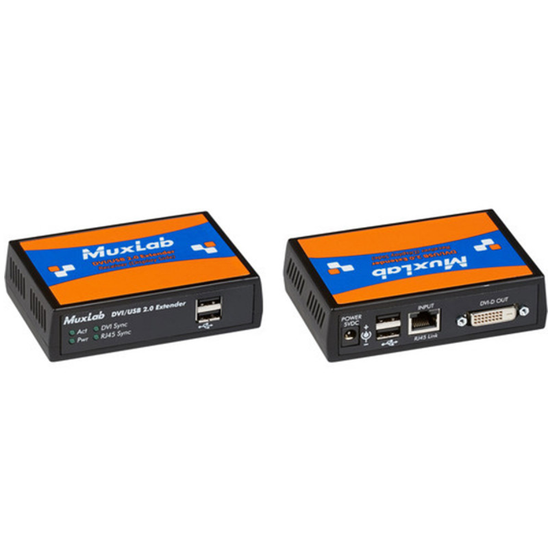 MuxLab Kit émetteur récepteur DVI / USB2.0