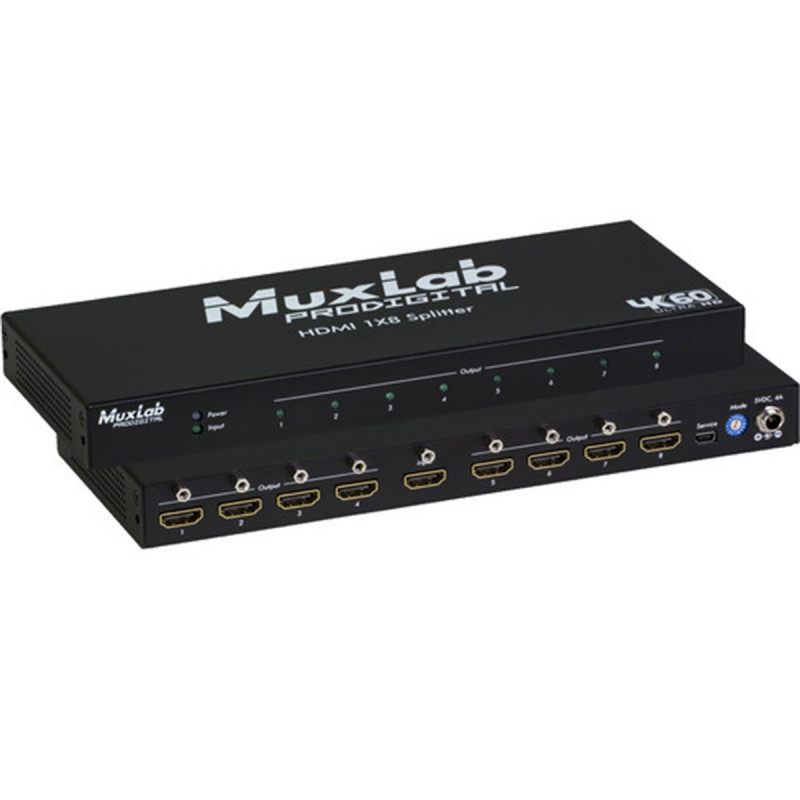 MuxLab Distributeur 1x8 HDMI, 4K/60