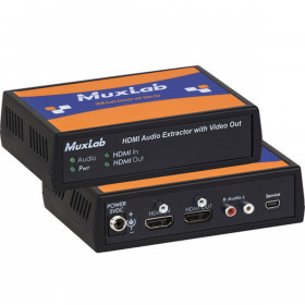 MuxLab HDMI Audio Extractor with Video Out