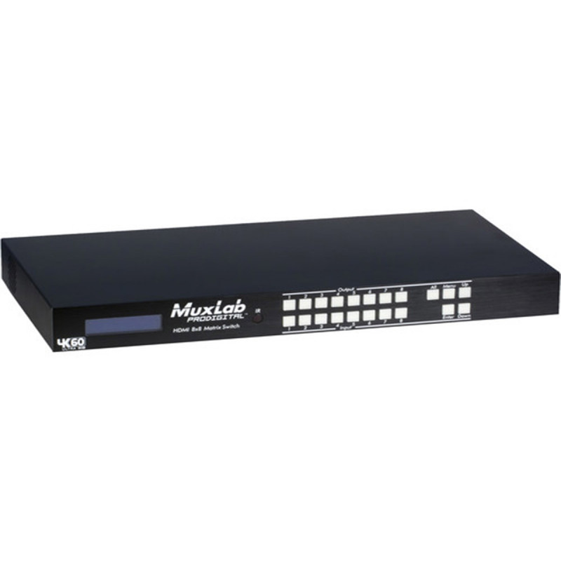 MuxLab HDMI 8x8 Matrix Switch, 4K/60, EU