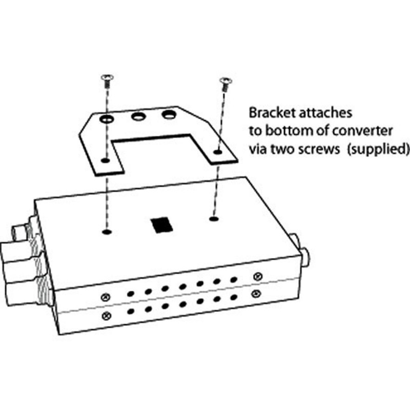 AJA Pack de 10 - Kit de mise en rack pour mini-convertisseurs (vis in