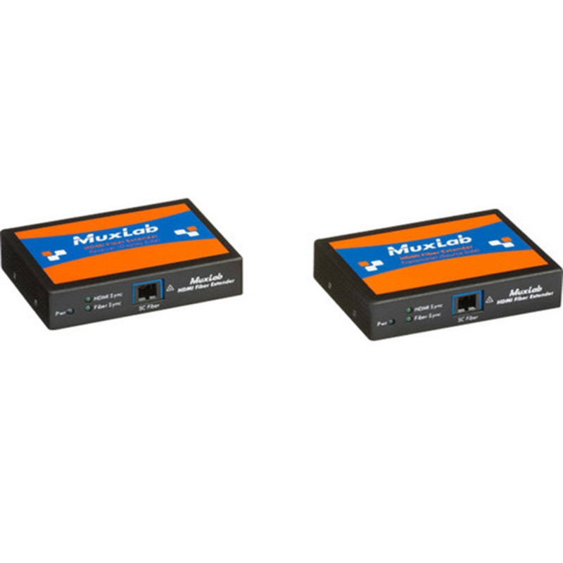 MuxLab HDMI 4K Fibre Extender Kit, 110-220V