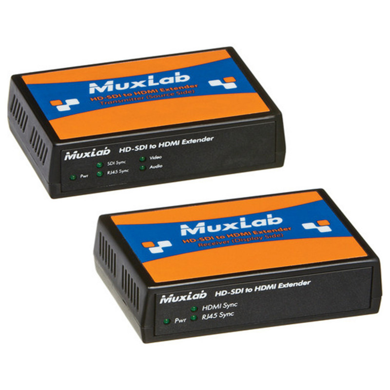 MuxLab Kit extension 3G-SDI sur Cat.5/6 sortie HDMI