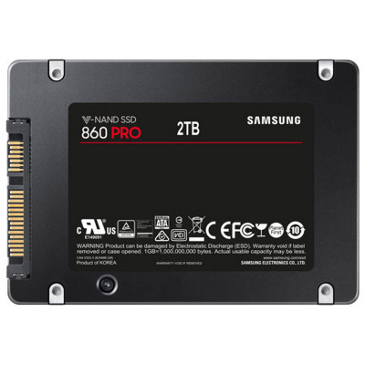 FV** Samsung Disque SSD 2.5 Interne - 2 To - SATA (SATA/600) Noir