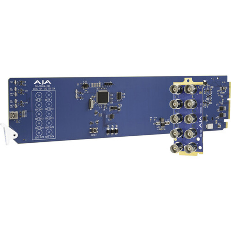 AJA OG-12GDA-2X4 OpenGear Amplificateur de distribution Dual 1x4 12G-