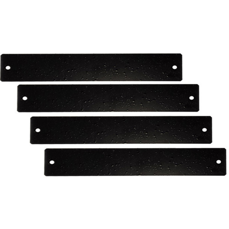 MuxLab Black Filler Plates (4) for 500920