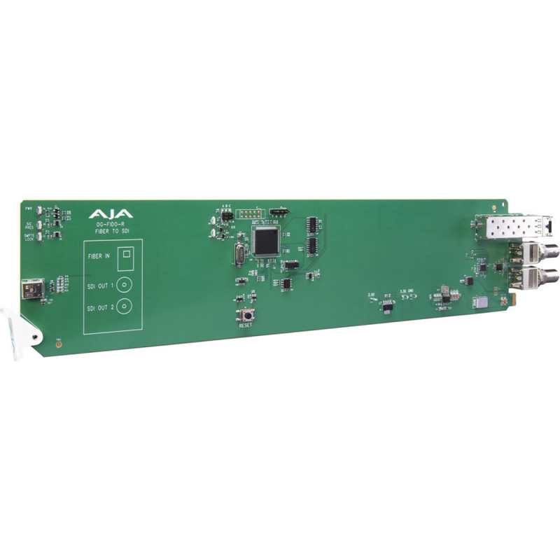AJA OG-FIDO-R-MM OpenGear 1 Canal Multi-Mode LC Fibre vers 3G-SDI Rec