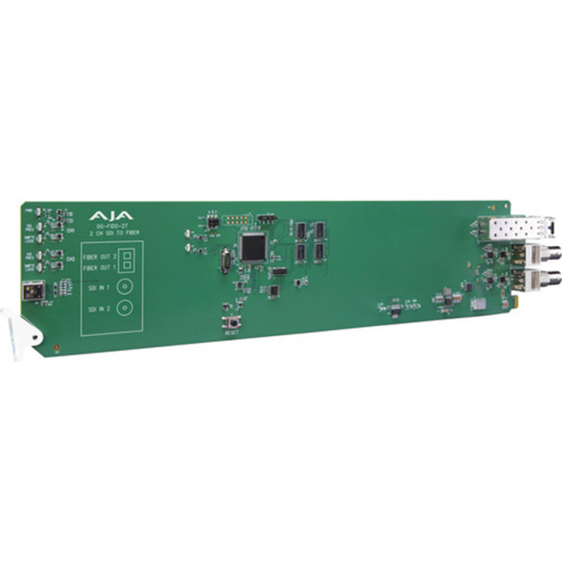 AJA OG-FIDO-2R-MM OpenGear 2 Canaux 3G-SDI vers Multi-Mode LC Fibre T