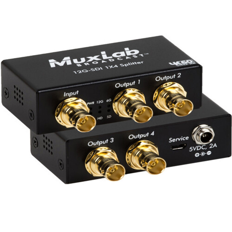 MuxLab Distributeur 12G-SDI 1x4