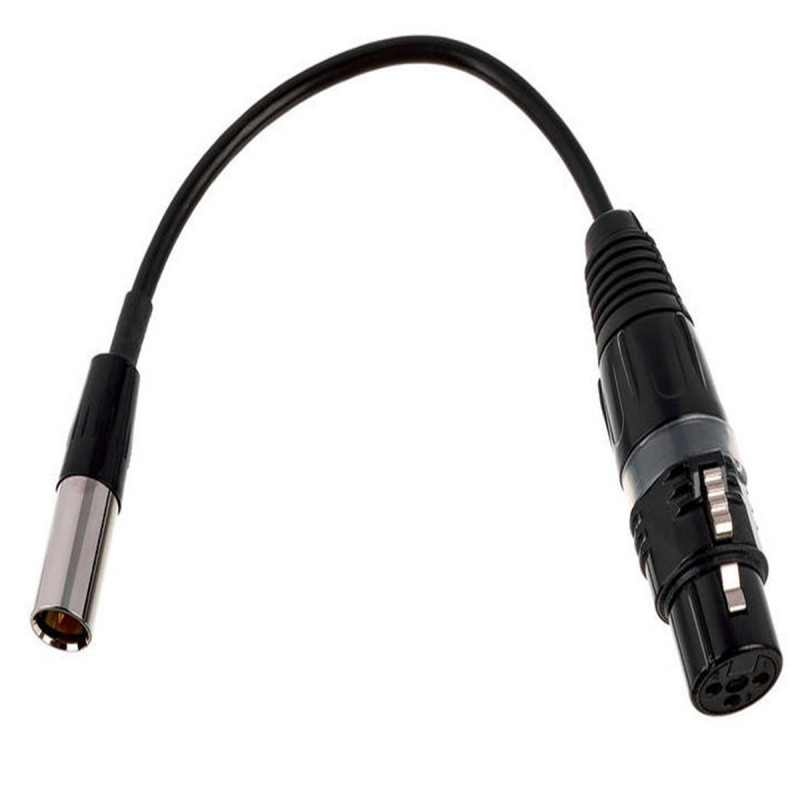 Sommer cable AdapterCable Mini-XLR to XLR female, 0,2 m