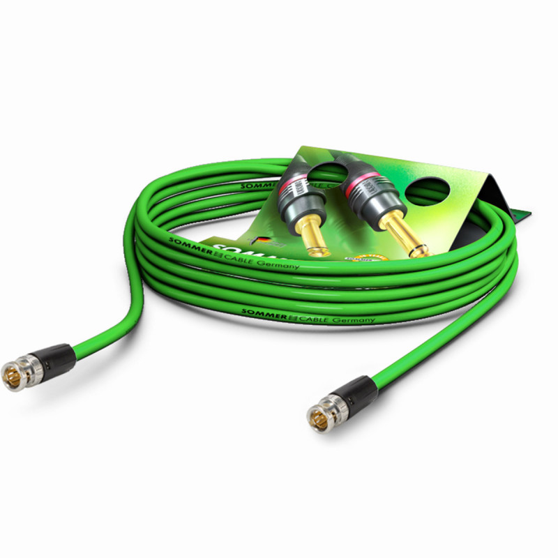 Sommer cable 10m BNC Cable Vector Plus 1.6L/7.3 N green