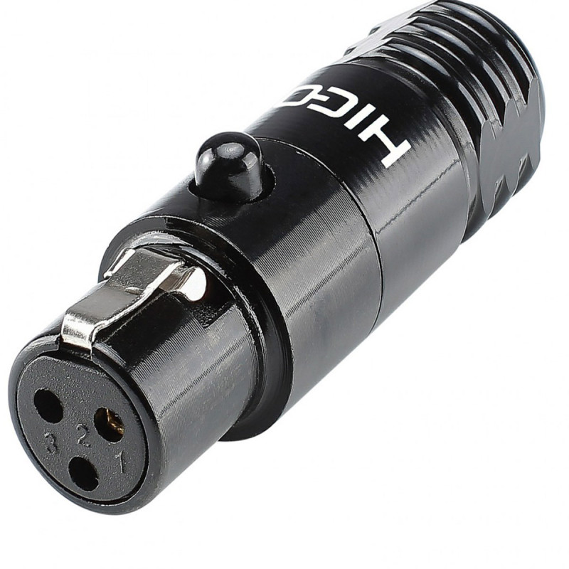 Sommer cable HICON Mini-XLR compact, 3-pol , Metal-,
