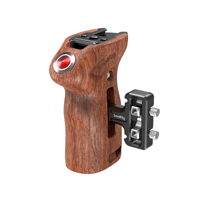 SmallRig 3323 Poignée bois avec bouton REC pour Sony/Panasonic/Fuj