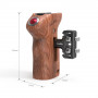 SmallRig 3323 Poignée bois avec bouton REC pour Sony/Panasonic/Fuj