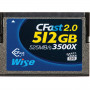 Wise CFast 2.0 Card 3500X Blue 512 GB