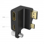 SmallRig 3289 HDMI & USB-C Right-Angle Adapter for BMPCC 6K Pro 3289