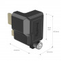 SmallRig 3289 HDMI & USB-C Right-Angle Adapter for BMPCC 6K Pro 3289