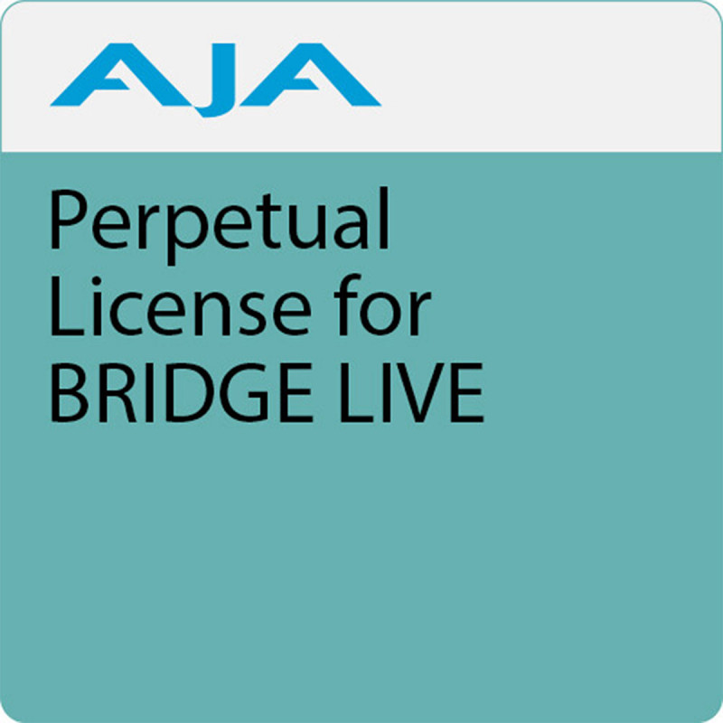 AJA BRIDGE Live SW JPEG2K x01 (ESD) - Licence perpétuelle