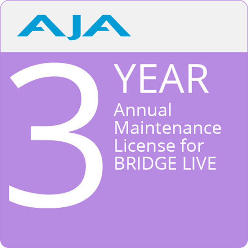 AJA Maintenance Annuelle 3 ans pour BRIDGE LIVE