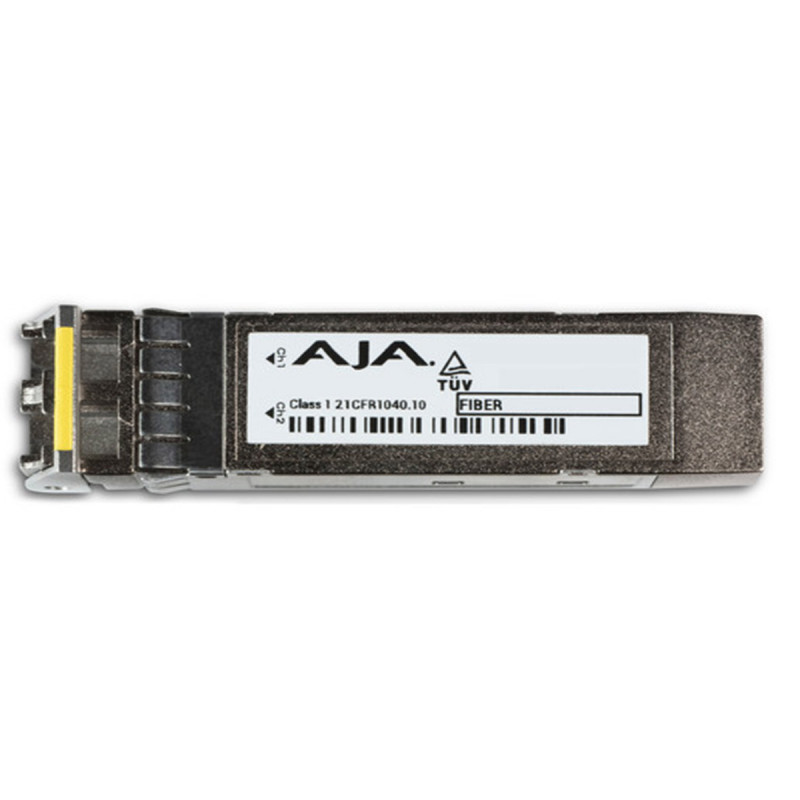 AJA FIBERLC-2-RX-12G 12G-SDI Single Mode LC Fiber Rx SFP pour FS4