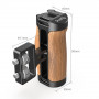 SmallRig 2913 Wooden Mini Side Handle (1/4”-20 Screws)