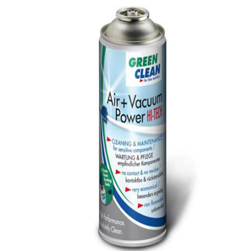 Greenclean Aerosol Air+Vacuum HI TECH 400ml (recharge sans embout)