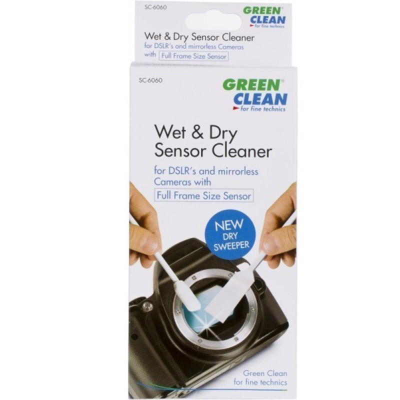 Greenclean Duo swabs 'Wet & Dry' Full Frame - 4 pcs