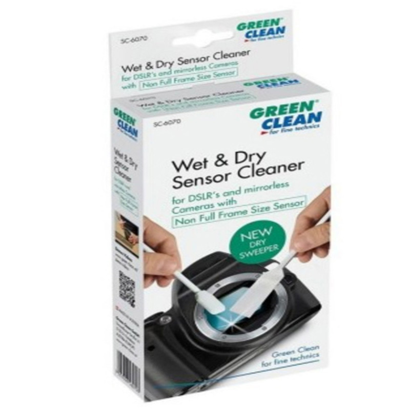 Greenclean Duo swabs 'Wet & Dry' Non Full Frame - 4 pcs