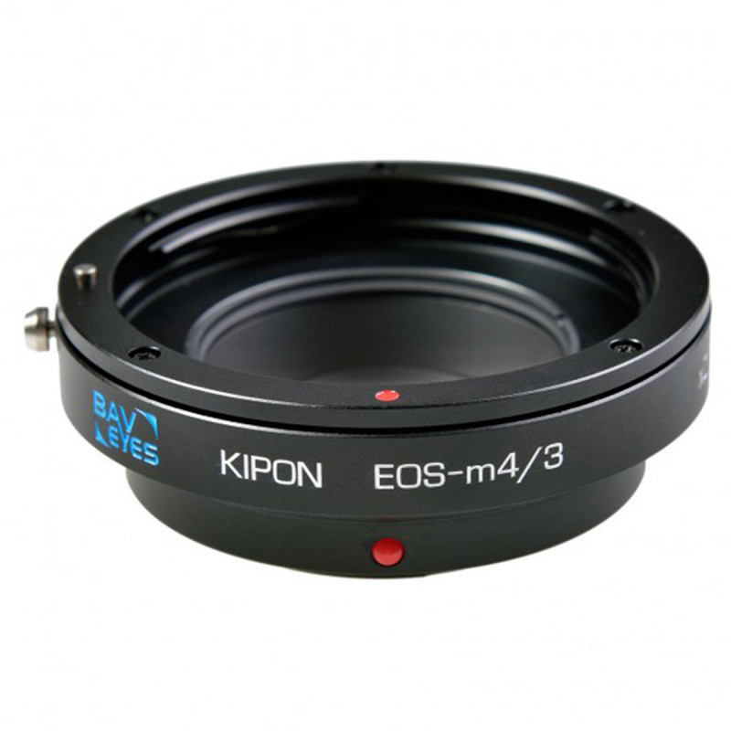 Kipon Bague pour optique Canon EF sur boitier Micro 4 3 Baveyes 0,7x