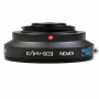 Kipon Bague pour optique Canon EF sur boitier Micro 4 3 Baveyes 0,7x