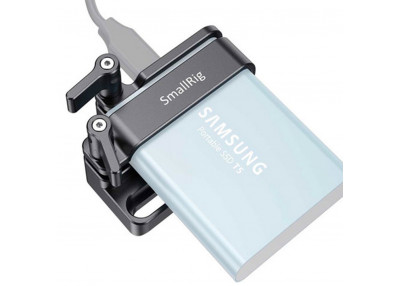 SmallRig Support de montage compatible avec Samsung T5SSD 2245B