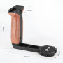 SmallRig BSS2222B Universal Wooden Side Handle for DJI Ronin-S