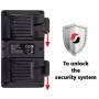 Starblitz convertisseur 1x v-lock vers 2x compact v-lock