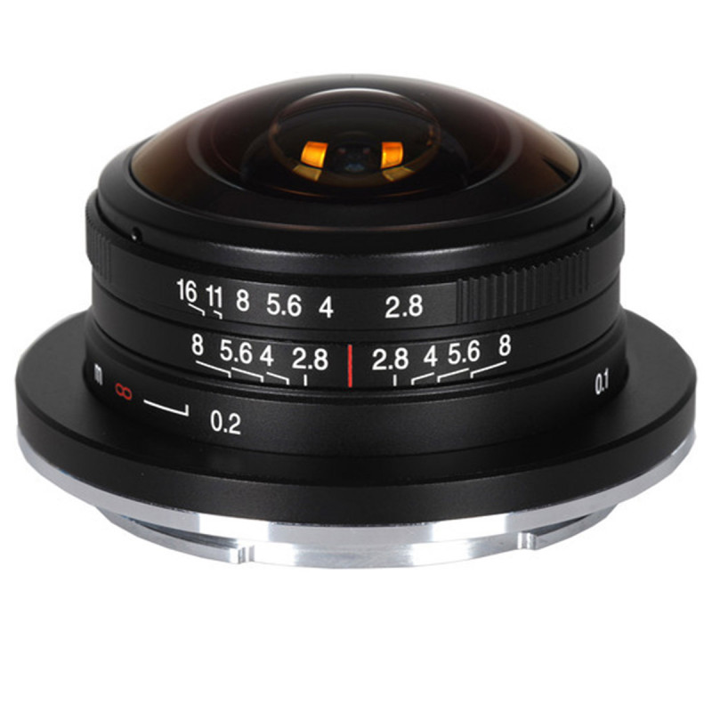 Laowa Objectif 4mm F2.8 Fisheye circulaire Fuji X
