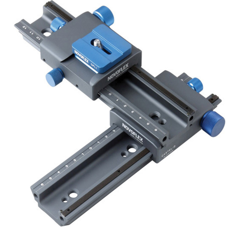 Novoflex Double chariot de mise au point à fixation Arca (avec QPL1)