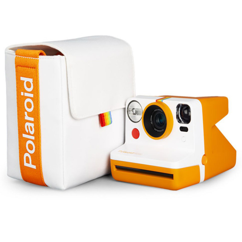 Polaroid Now Bag Sac Blanc & Orange pour Appareil Photo Instantané