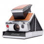 Polaroid appareil photo instantané reconditionné SX-70 Silver-Brown