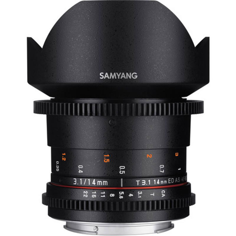 Samyang Objectif VDSLR 14mm T3.1 MK2 Canon RF