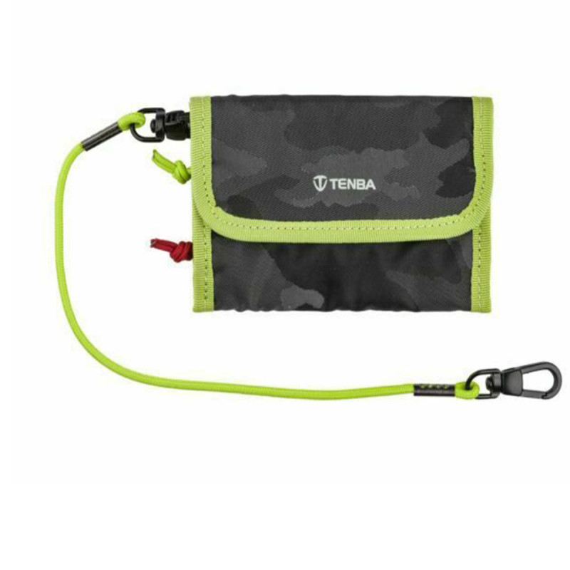 Tenba Tools Reload Universal Card Wallet Black Camo/Lime
