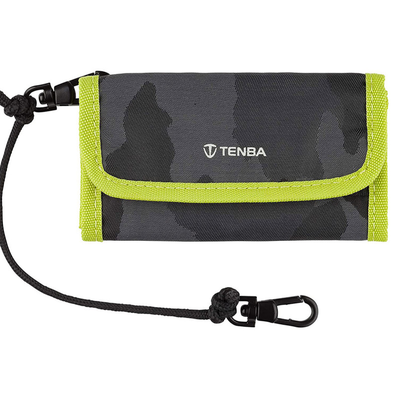 Tenba Tools Reload SD 9 Card Wallet Black Camo/Lime