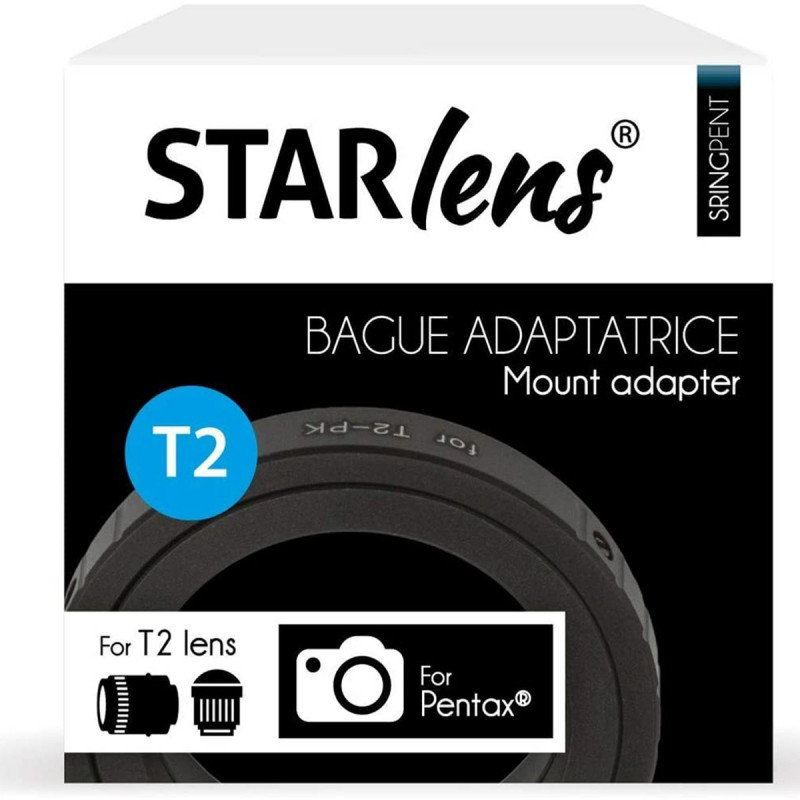 Starlens bague T2 pour boitier Pentax