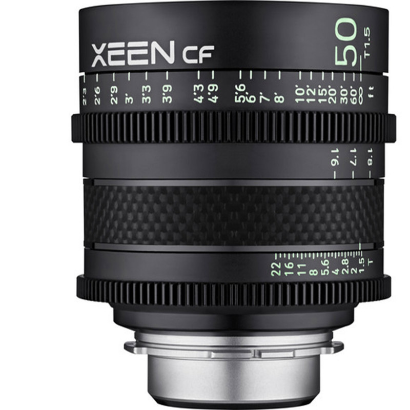XEEN CF 50mm T1.5 PL - echelle métrique