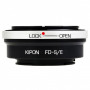 Kipon Bague pour optique Canon FD sur boitier Sony E