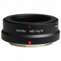 Kipon Bague pour optique Minolta MD sur boitier Nikon Z