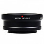 Kipon Bague pour optique Minolta MD sur boitier Sony E