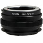 Kipon Bague pour optique Nikon G sur boitier Nikon Z + Macro